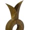 Uniquewise Unique Style Galvanized Gold Metal Design Large Floor Vase for Entryway, Living Room or Dining Room QI004443.L - alternate 2